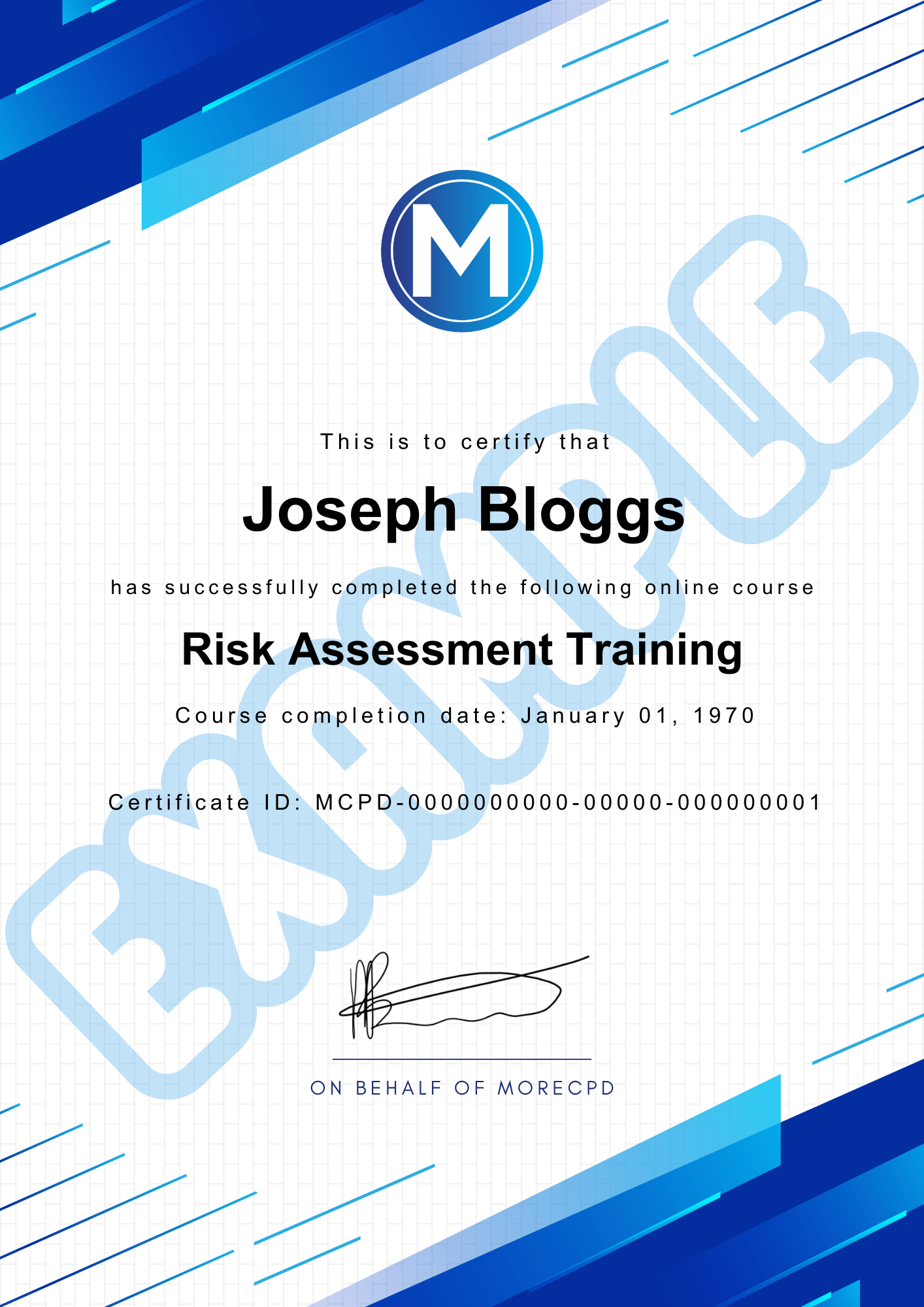 Risk Assessment Training